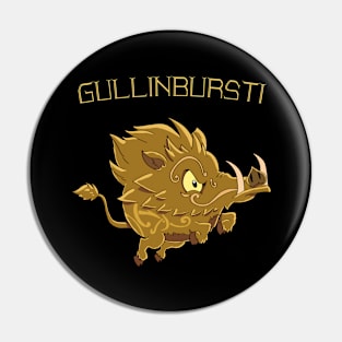 Golden Gullinbursti: A Mythical Design for a Legendary Journey Pin