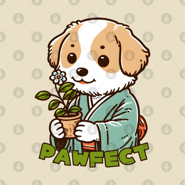 Puppy botanist by Japanese Fever