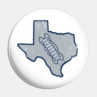 Texas Football, Retro - White Pin