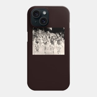 Tour De France Vintage Bicycle Racing Photo Print Phone Case