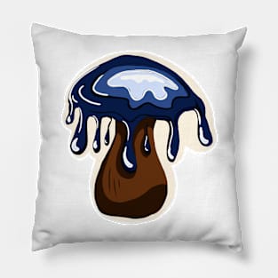 Inky mushroom Pillow