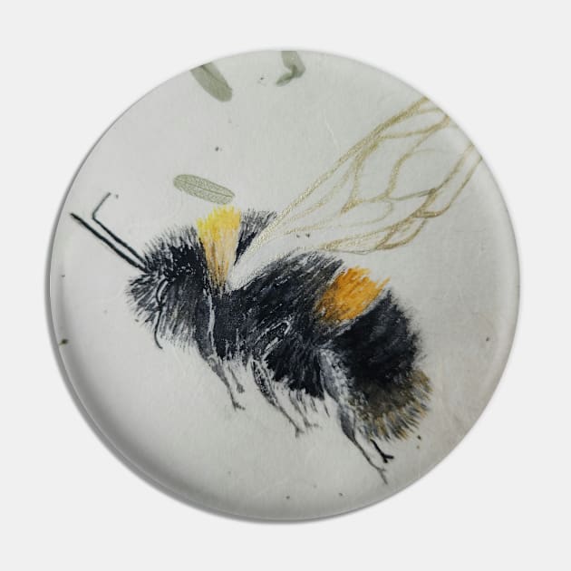 Bumbling bee, watercolor painting Pin by JewelsNova