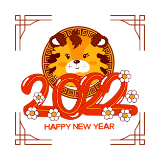 2022 Year Of The Tiger Happy Chinese New Year 2022 T-Shirt