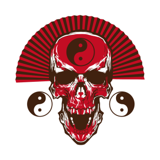 Skull of tai chi N°3 T-Shirt