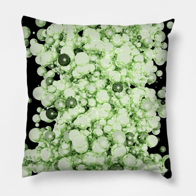 BEAUTIFUL ABSTRACT 3D DESIGN of PEARLS Pillow by myouynis