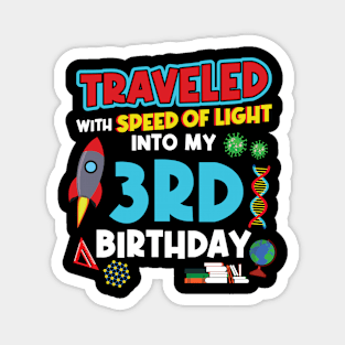 3. Birthday - Science Birthday Magnet