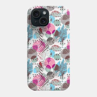 Leaves geometric mix Phone Case