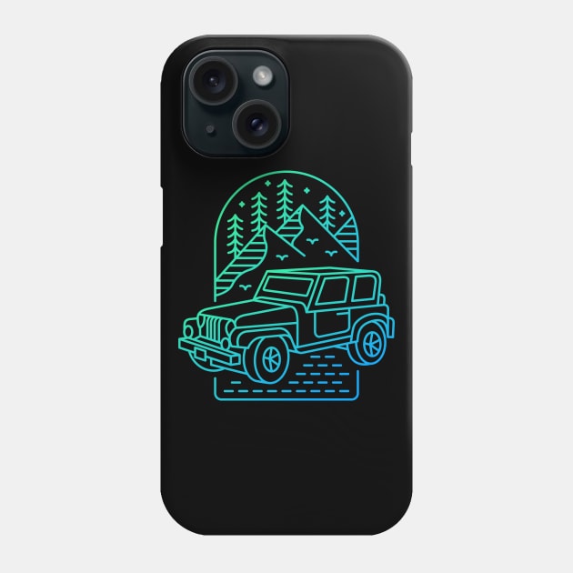 My Jeep My Adventure 2 Phone Case by VEKTORKITA