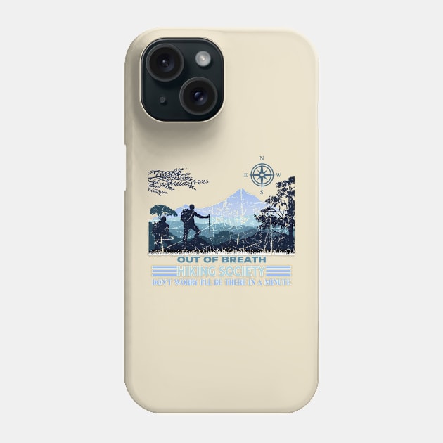 hiking society Phone Case by jorinde winter designs