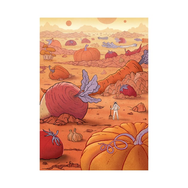 Farming on Mars by Antoine Doré