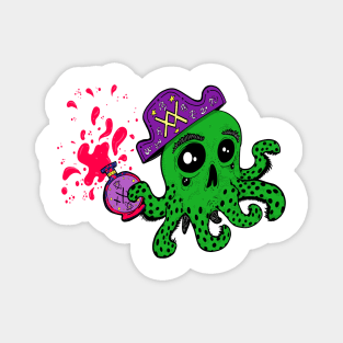 Cutethulu (Pirate) Magnet