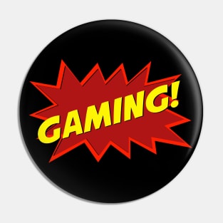 (Pocket) Gaming! old comic / super hero TV show design Pin