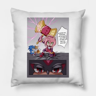 Amy vs Shadow 2 Pillow