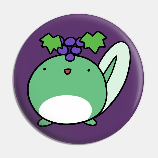 Purple Grapes Tadpole Pin by saradaboru