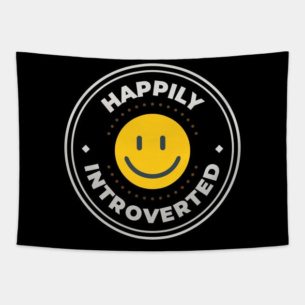 Happily introverted logo Tapestry by Oricca