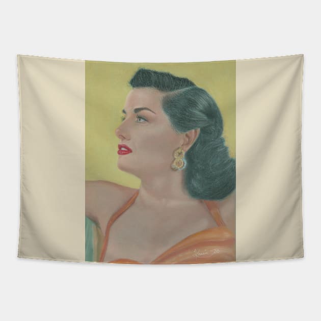 Jane Russell Tapestry by jkarenart