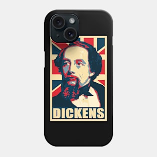 Charles Dickens Union Jack Phone Case