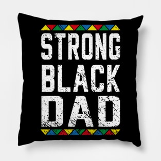 Strong Black Dad Pillow