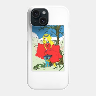 Once a Pond a time. Fairy tale CARTOON drawing. Phone Case