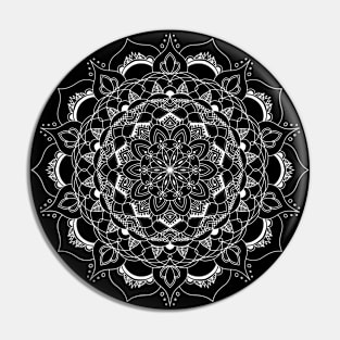 Bohemian Floral Mandala Pin