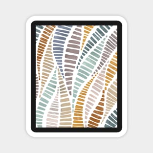 Abstract Line Pattern Magnet