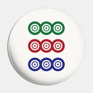 Nine Circle Wheel Dot Jiu Tong 筒 Tile. It's Mahjong Time! Pin