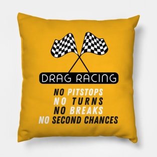 Drag Racing Rules Pillow