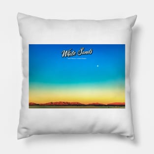 White Sands Sunrise Pillow