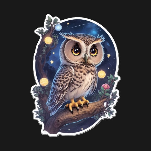 cosmos owl by Majkel&Majkel