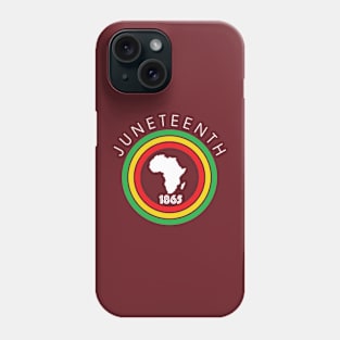 Juneteenth African Continent Phone Case