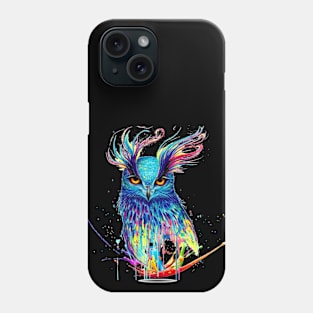 Graphic Design Colourful Owl Phone Case