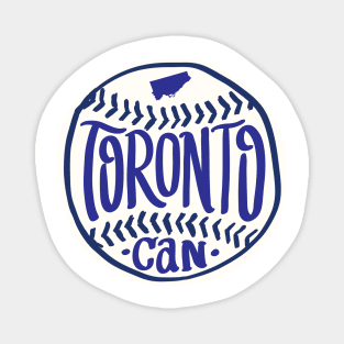 Toronto Canada Hand Drawn Script Design Magnet