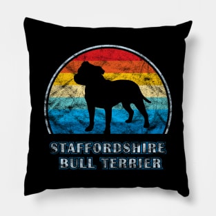 Staffordshire Bull Terrier Vintage Design Dog Pillow