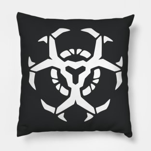 bio hazard | kaleidoscope art Pillow