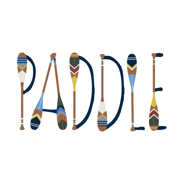 PADDLE Painted Oar Letters by GreatLakesLocals