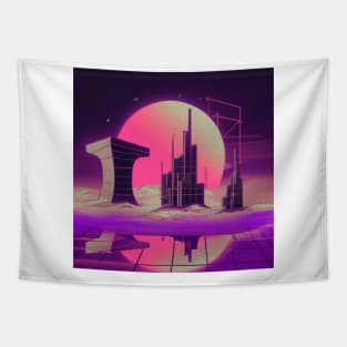 DREAM CITY IN MARS Tapestry