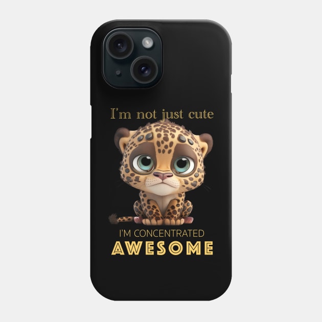 Panther Concentrated Awesome Cute Adorable Funny Quote Phone Case by Cubebox