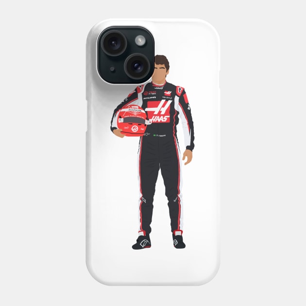 Pietro Fittipaldi for Haas at the 2020 Sakhir Grand Prix Phone Case by royaldutchness