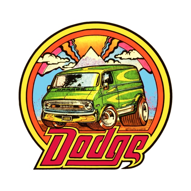 Early 70s Dodge Van by DCMiller01