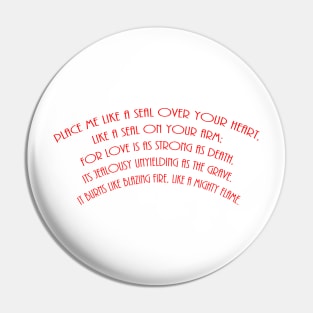 Love Quote, song of solomon Pin