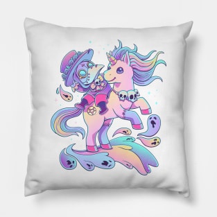 Plague Doctor Unicorn Pillow