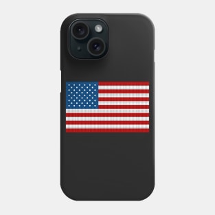 8 bit Stars and Stripes Phone Case