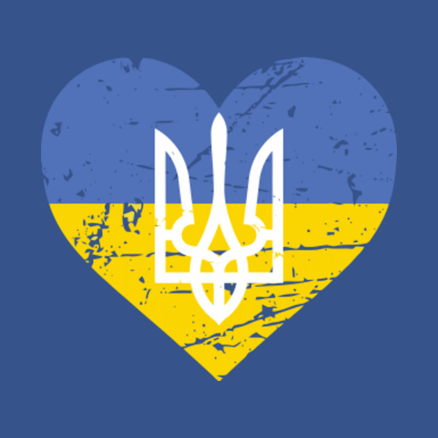 Discover ukraine heart flag - Ukraine - T-Shirt