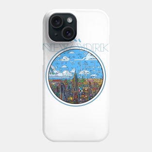 new york skyline Phone Case