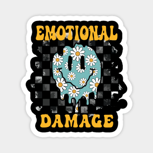 Emotional Damage Slogan, Daisy Melting Smile Magnet