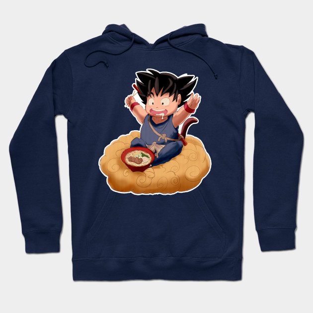 kid goku on nimbus hoodie