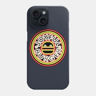 Joyful Burger Logo Neon Sign from The Amazing World of Gumball Phone Case