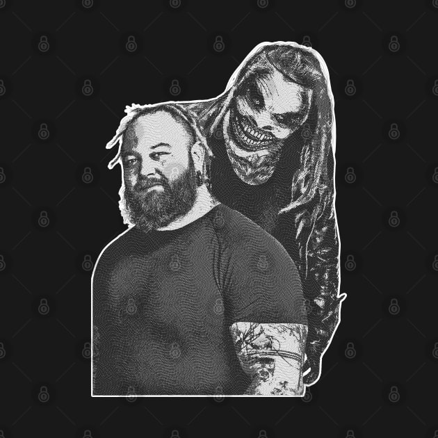 Bray Wyatt On Black - Simple Engraved by Chillashop Artstudio