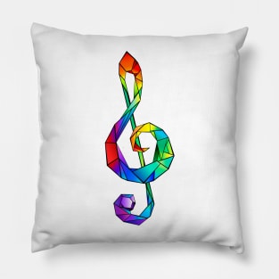 Rainbow Musical Key Pillow