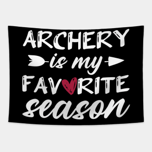 Archery Is My Favorite Season Tapestry